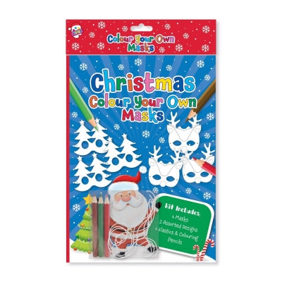 Christmas Activity Colour Your Own Masks