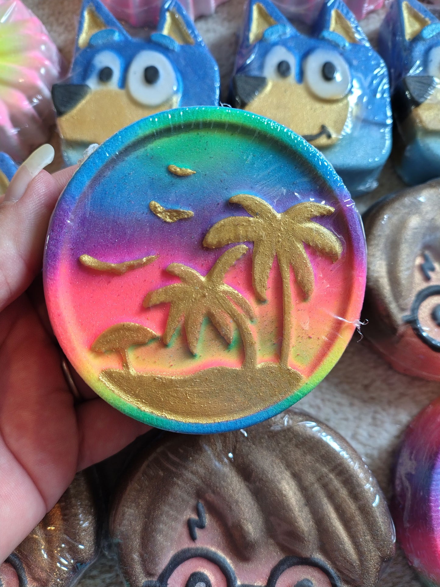 Beach Scene Gold