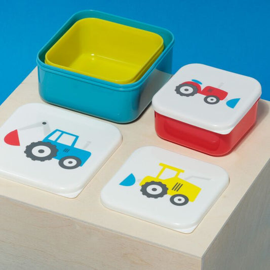 Lunch Boxes Set of 3 (M/L/XL) - Little Tractors