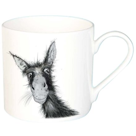 Dave The Donkey Fine Bone China Mug, 8.5cm