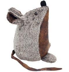 Faux Leather Mouse Doorstop