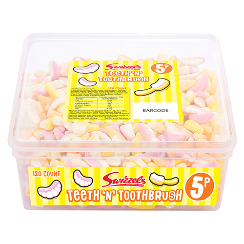 Swizzels Teeth n Toothbrush Tub