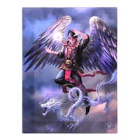 19x25cm Air Element Wizard Canvas Plaque by Anne Stokes - LAST CHANCE