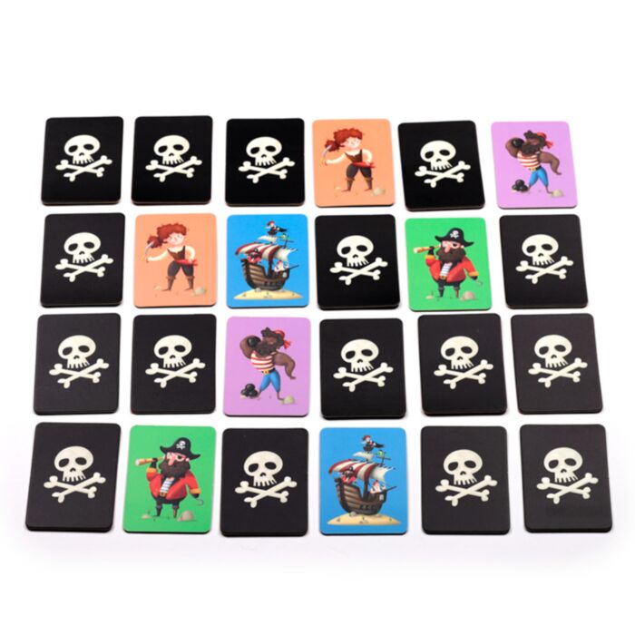 Jolly Rogers Pirates Kids Memory Card Set