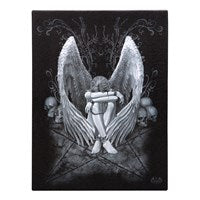 19x25cm Enslaved Angel Canvas Plaque by Spiral Direct - LAST CHANCE