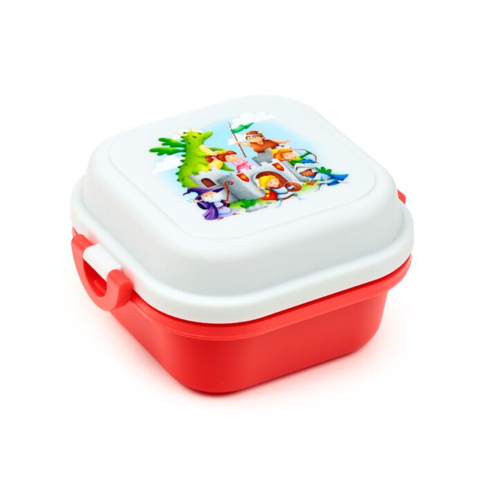 Knights & Dragons Clip Lock Stacked Bento Snack Lunch Box