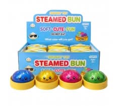 Squishy Bao Glitter Dumpling With Orb Balls 8.5cm