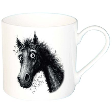 Bingo The Horse Fine Bone China Mug, 8.5cm