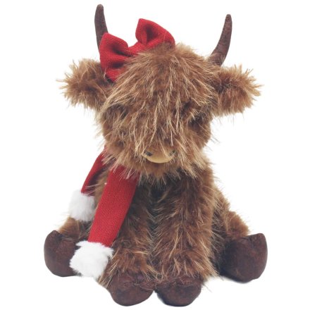 Hattie Highland Cow Deco, 29cm