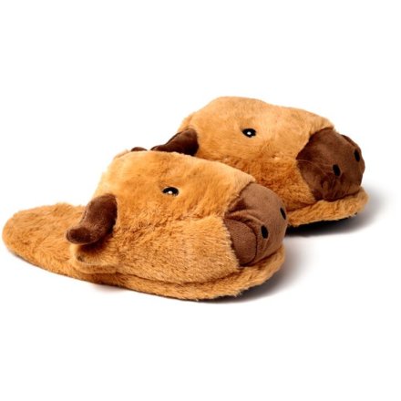 Highland Coo Slip On Slippers