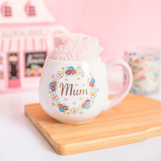 The Floral Edit Mum Mug and Socks Set