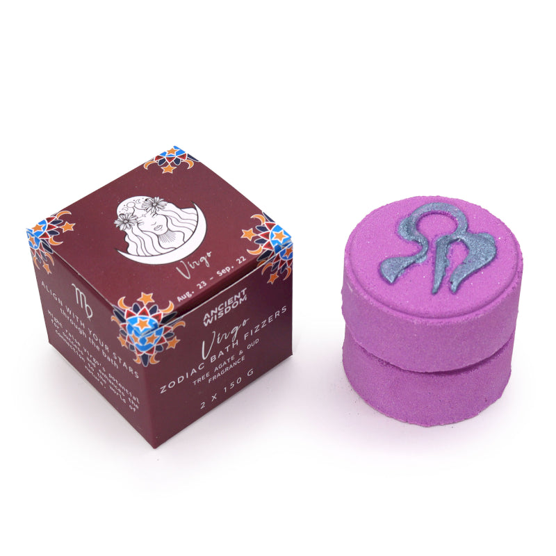 Zodiac Bath Fizzers with Horoscope