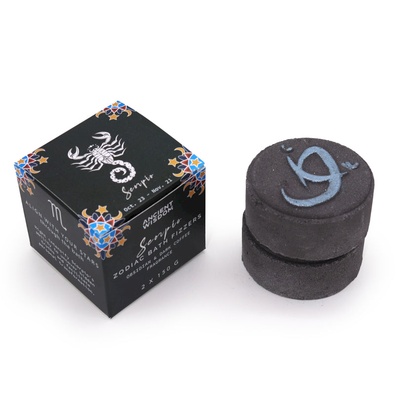 Zodiac Bath Fizzers with Horoscope