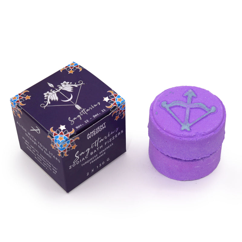 Zodiac Bath Fizzers with Horoscope